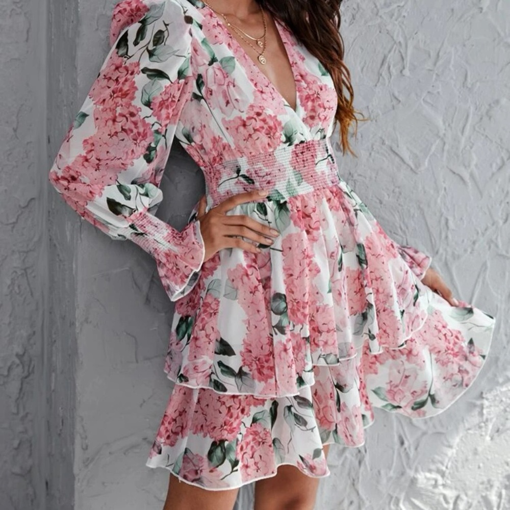 New Waistband Layered Dress